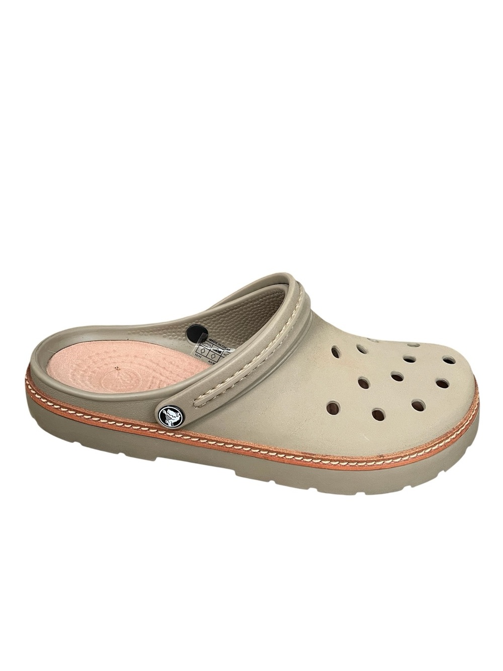 Crocs Men's Cobbler Slip On Clog Mule Sandals Khaki Tan 12